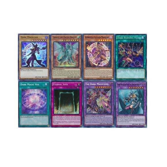 Yugioh Dark Magician Deck 2023 Deck - Master Chaos Timaeus Red-Eyes Dark Dragoon - Picture 1 of 1